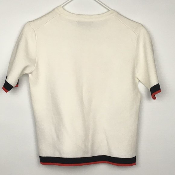 Zara Short Sleeve Knit Top    New with Tags - Picture 4 of 6